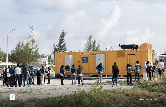 ހުޅުމާލޭގައި ޑޭޓާ ރައްކާކުރެވޭ ކޮންޓެއިނާ ސެންޓަރެއް