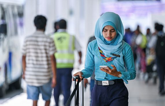 އީދާ ދިމާކޮށް މޯލްޑިވިއަން އިން 111 ފްލައިޓް