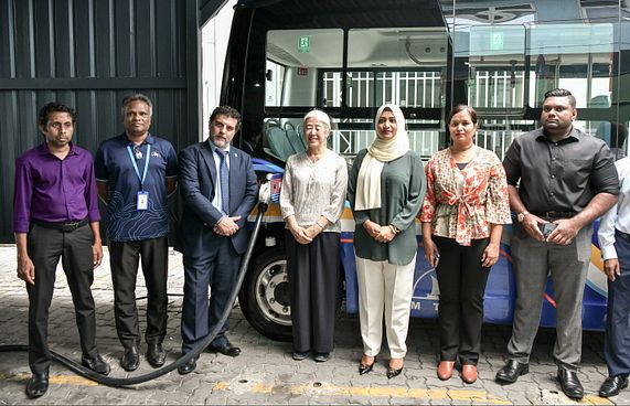 އިލެކްޓްރިކް ވެހިކަލް ޗާޖުކުރާ ސްޓޭޝަނެއް ބަހައްޓައިފި