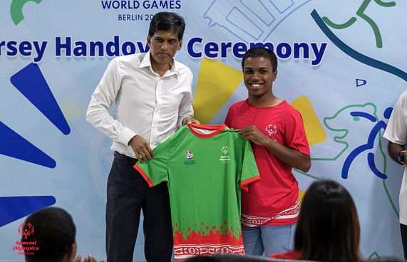 ސްޕެޝަލް އޮލިމްޕިކްސްގެ ރާއްޖޭގެ ޓީމަށް ދިރާގުގެ އެހީ