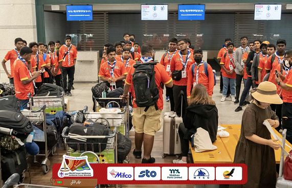 ދިވެހި ސްކައުޓުން ތިބި ކޮރެއާގެ ކޭމްޕްސައިޓް ހުސްކުރަނީ