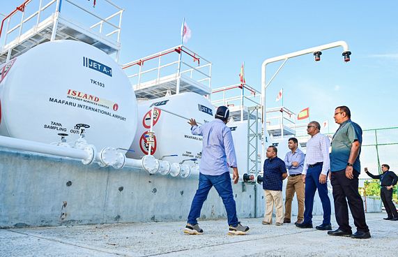 މާފަރު އެއާޕޯޓުގެ ފިއުލް ފާމް ބޭނުންކުރަން ފަށައިފި