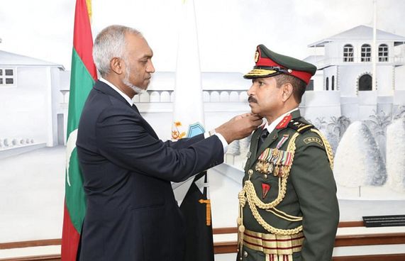 އަބްދުއްރަހީމަށް ސިފައިންގޭގައި އެންމެއިސް ދެވަނަ ރޭންކް