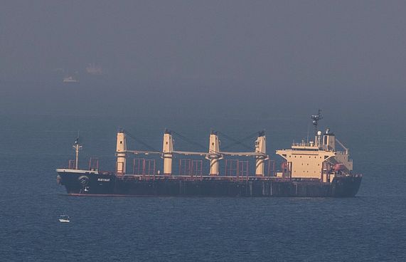 ހޫތީން ހަމަލާދިން ކާގޯ ބޯޓެއް ފެތެނީ