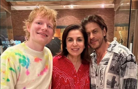 އެޑް ޝީރަން ބޮލީވުޑްގެ ތަރިންނާ އެކު