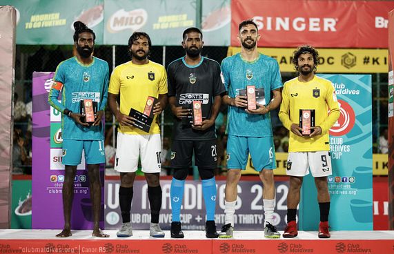 ކްލަބް މޯލްޑިވްސްއިން ފުޓްސަލް އެވޯޑް ޖުލައި މަހު