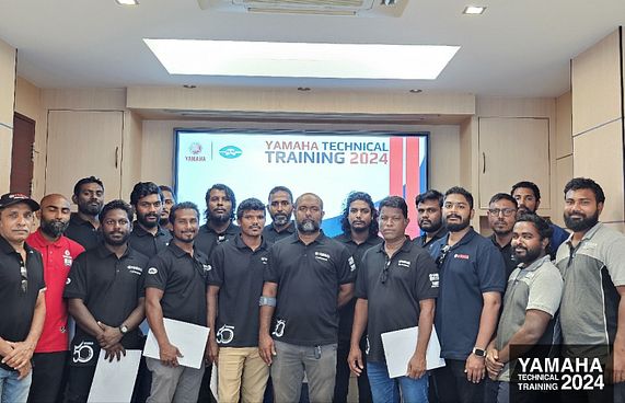 ޔަމަހާގެ ފަސް ވަނަ ޓެކްނިކަލް ޓްރެއިނިން ނިންމާލައިފި