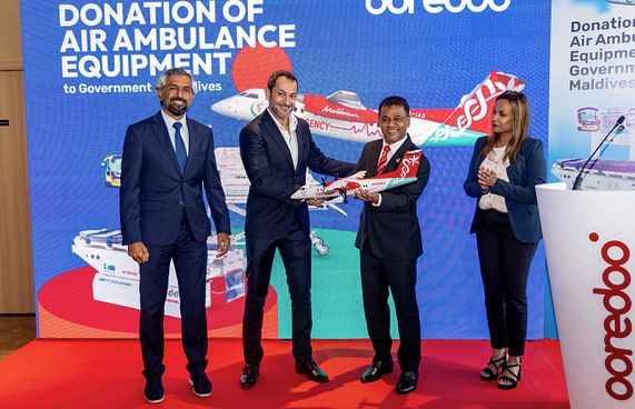 އުރީދޫން އެއާ އެމްބިއުލާންސަށް 16 މިލިއަންގެ ސާމާނު