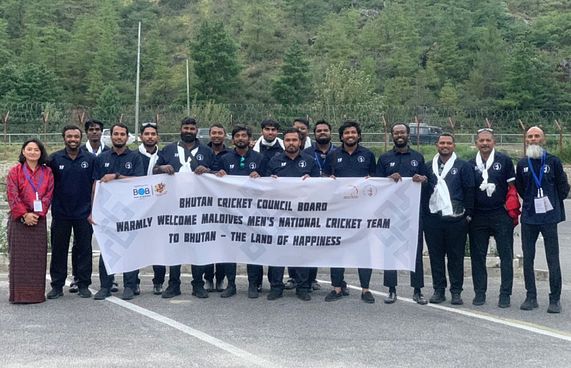 ބޫޓާނުގެ ފުރަތަމަ ކްރިކެޓް މުބާރާތުގައި ރާއްޖެ ކުޅެނީ