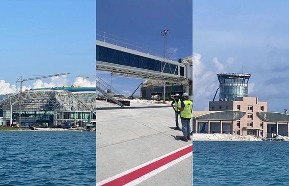 ހަނިމާދޫ އެއާޕޯޓް މަސައްކަތުގެ 83 ޕަސެންޓް ނިމިއްޖެ