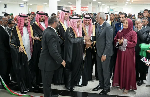 ސައޫދީގެ ރަސްގެފާނަށް ރައީސް މުއިއްޒުގެ ހާއްސަ ޝުކުރު