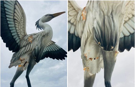 ހުރާގެ މޮނިއުމަންޓަށް ގެއްލުންދީ، ހަލާކުކޮށްލައިފި