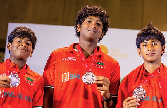 އޭޝިއަން މުބާރާތުން ޖޫނިއާ ސާފިން ޓީމަށް ކޮޕާ މެޑަލް