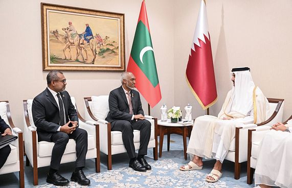 ގަތަރުގެ އަމީރާއި ރައީސް މުއިއްޒު ބައްދަލުކުރައްވައިފި