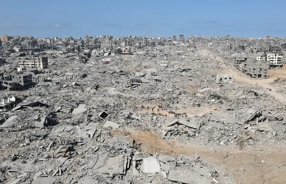 ޣައްޒާ އަލުން ބިނާކުރަން 71 ބިލިއަން ޑޮލަރު ބޭނުންވޭ