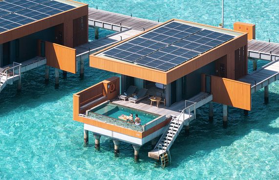 ވެލިގަނޑު ރިސޯޓުގައި އަވިން ކަރަންޓު އުފައްދަނީ