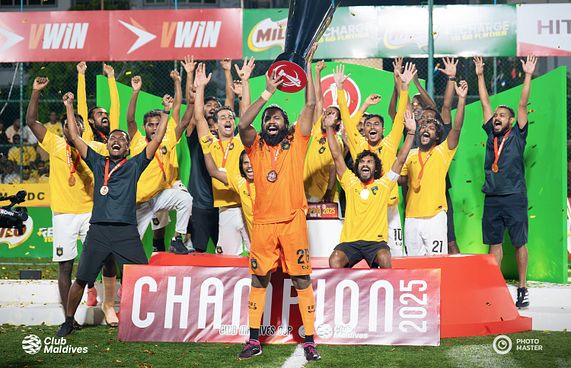 ދެއަހަރުގެ ނާކާމިޔާބަށްފަހު އާރުއާރުސީއަށް ޗެމްޕިއަންކަން