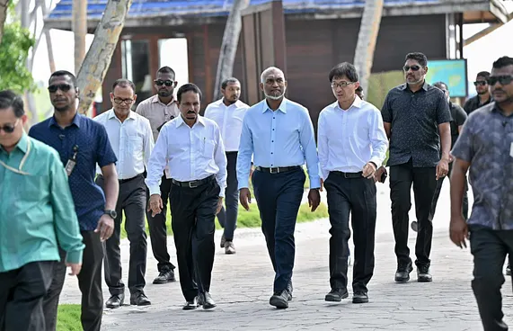 ޝަންގްރިއްލާގެ މަސައްކަތްތައް ރައީސް ބައްލަވާލަައްވައިފި