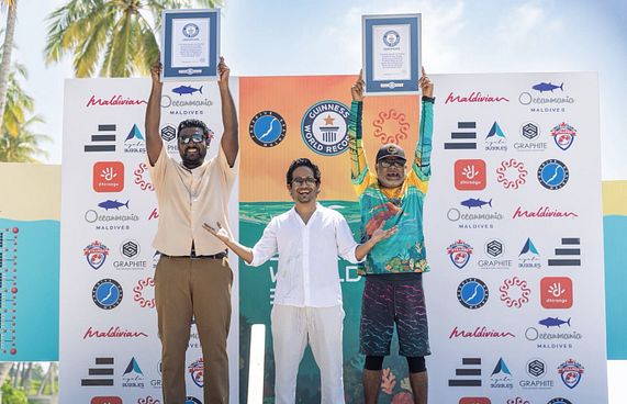 307މީހުންނާއެކު ފީނުމުގެ ދުނިޔޭގެ ރެކޯޑެއް ރާއްޖޭގައި