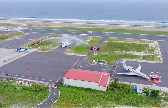 މާފަރު އެއާޕޯޓުގެ އޭޕްރަންއަށް ބޮޑުކުރި ބައި ހުޅުވައިފި