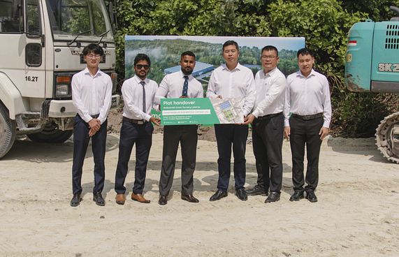 ހުޅުމާލޭގައި ހަދާ ނާސަރީއަށް ބޭނުންވާ ބިން ހަވާލުކޮށްފި