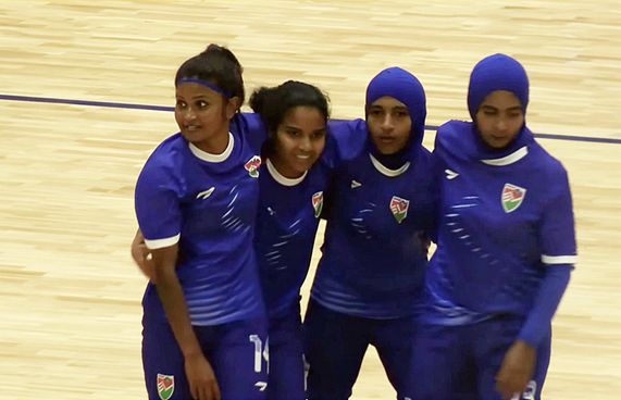 އަންހެން ފުޓްސަލްގައި ރާއްޖޭގެ ފުރަތަމަ މެޗުން ބަލި