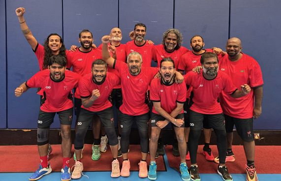 ފުރަތަމަ ފިރިހެން ގައުމީ ނެޓްބޯޅަ ޓީމަށް ބްރޯންޒް މެޑަލް