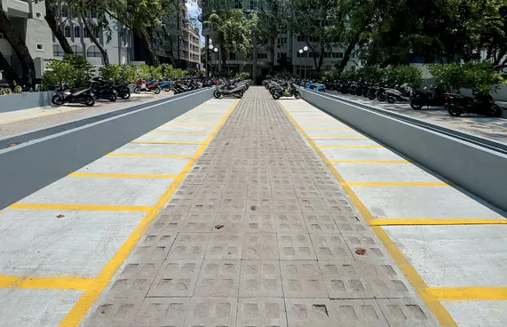 ހުރަވީ އިމާރާތް ބިމުގައި 224 ސައިކަލުގެ ޕާކިން ޒޯނެއް