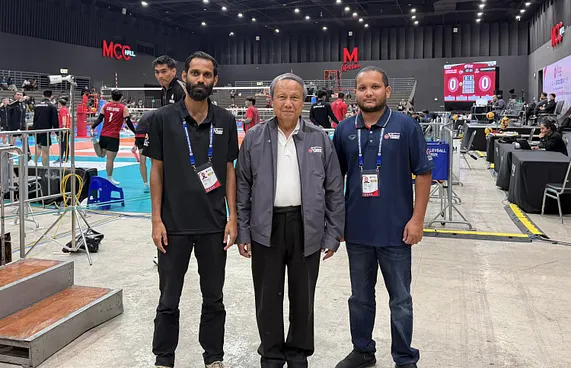 ތައި ވޮލީ ލީގުގެ އޮފިޝަލުންނަށް ރާއްޖޭގެ ފަރުހާނާއި ޖަމްޝާދު