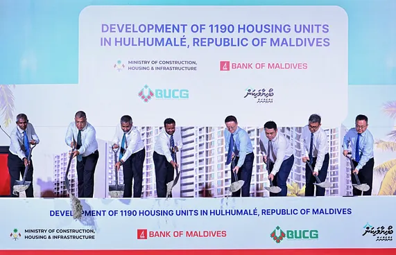 ހުޅުމާލޭގައި އިތުރު 1،190 ފްލެޓުގެ ބިންގާ އަޅައިފި