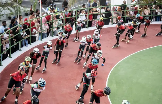 މާލޭގެ ސްކޭޓް އެރީނާ ރައީސް ހުޅުއްވައި ދެއްވައިފި