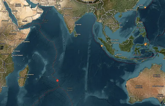 އައްޑުއާ 2،500 ކިލޯމީޓަރު ދުރުން ބިންހެލުމެއް އަތުވެއްޖެ