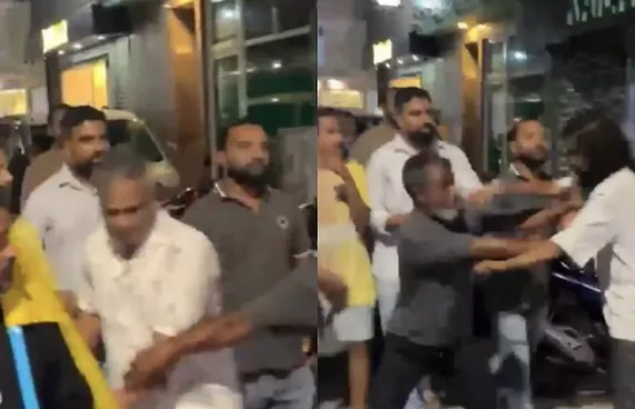 މޭޔަރު އާޒިމަށް މުޒާހަރާގެ ތެރެއިން ހަމަލަދީފި