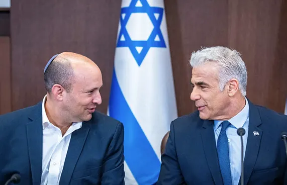 ނަތަންޔާހޫ ދުރުކުރަން ކުރީގެ ދެ ބޮޑުވަޒީރުން އެކުގައި