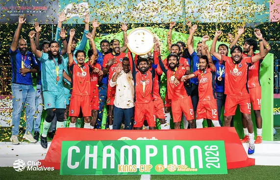 ކްލަބް މޯލްޑިވްސް ކިންގްސްކަޕްގެ ޗެމްޕިއަންކަން ސްޓެލްކޯއަށް