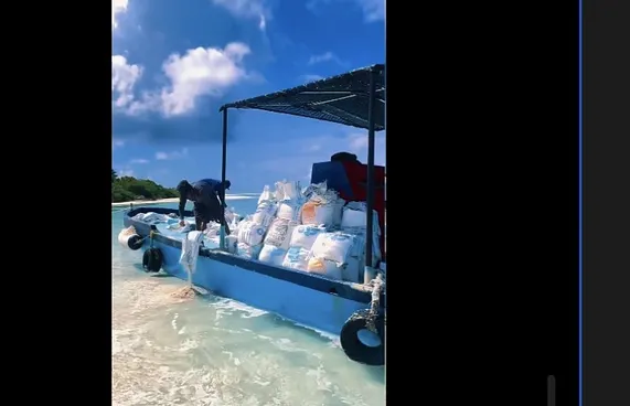 ފަޅުރަށަކުން ވެލި ނެގުން ހުއްޓުވައި ވެލިތައް އަޅުވައިފި