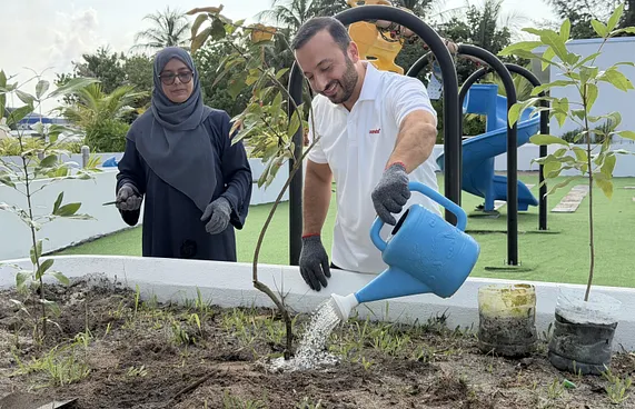 "ގްރޯ ވިތް އުރީދޫ" ގެ ދަށުން ދިއްފުށީގައި ގަސް އިންދައިފި