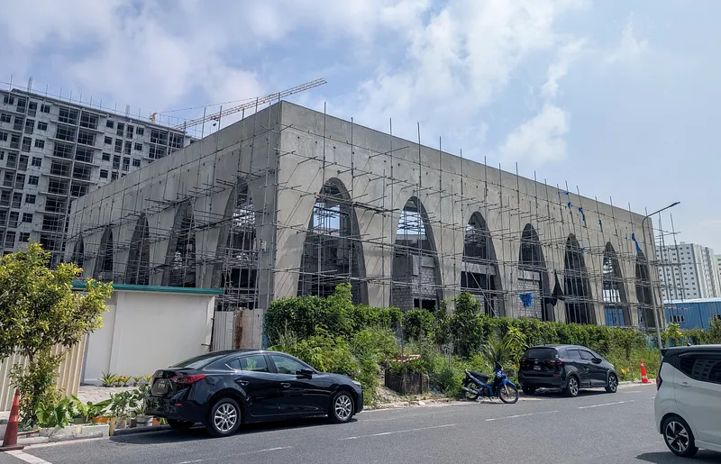 އެސްޖޭ މިސްކިތުގެ ޑިޒައިން ބަދަލުކޮށްފި، މިއަހަރު ނިމޭނެ: ޝަހީމް