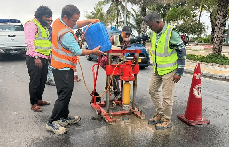 މަރާމާތުގެ ކުރިން އަމީނީމަގުގެ ސާވޭ ހަދައިފި