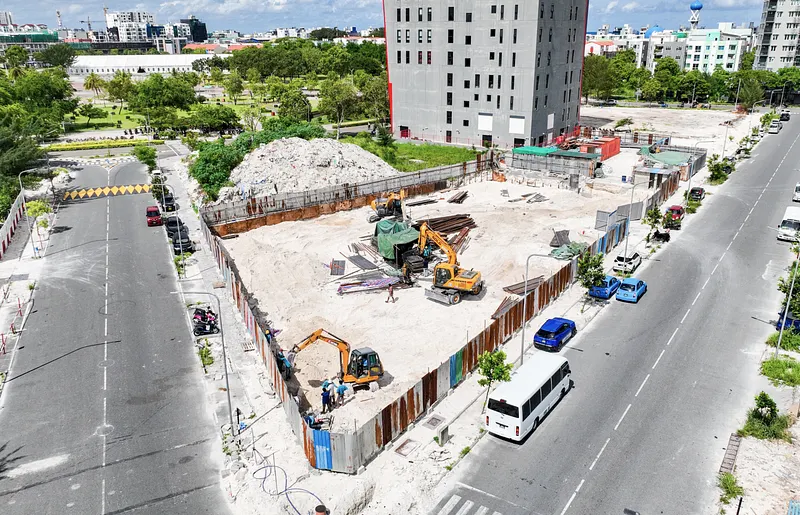 ހުޅުމާލޭގެ ވަގްފު އިމާރާތުގެ އަމަލީ މަސައްކަތް ފަށައިފި