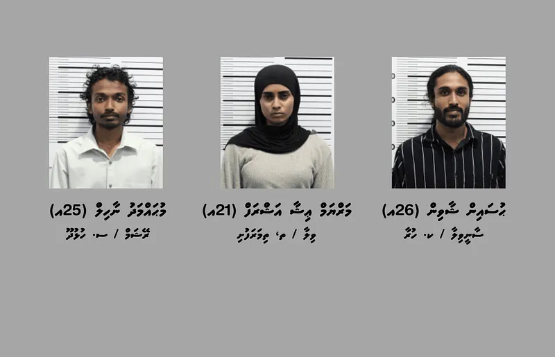 ޑްރަގާއި މަސްތުވާތަކެތީގެ ވޭޕް ގެންގުޅުނު 3 މީހުން ހައްޔަރު