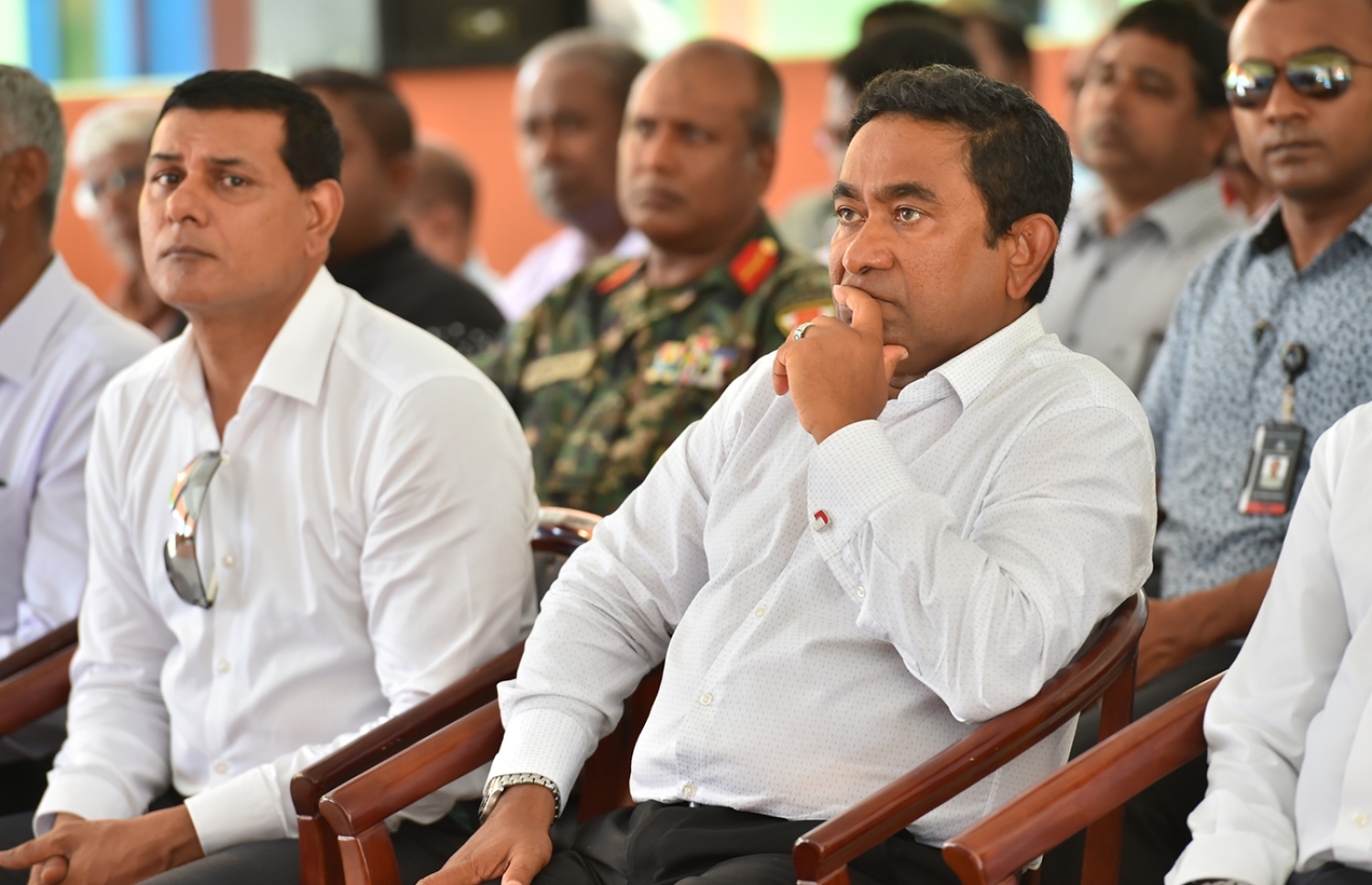ކުރީގެ ރައީސް އަބްދުﷲ މެންބަރު އަހްމަދު ސިޔާމާ އެކު
