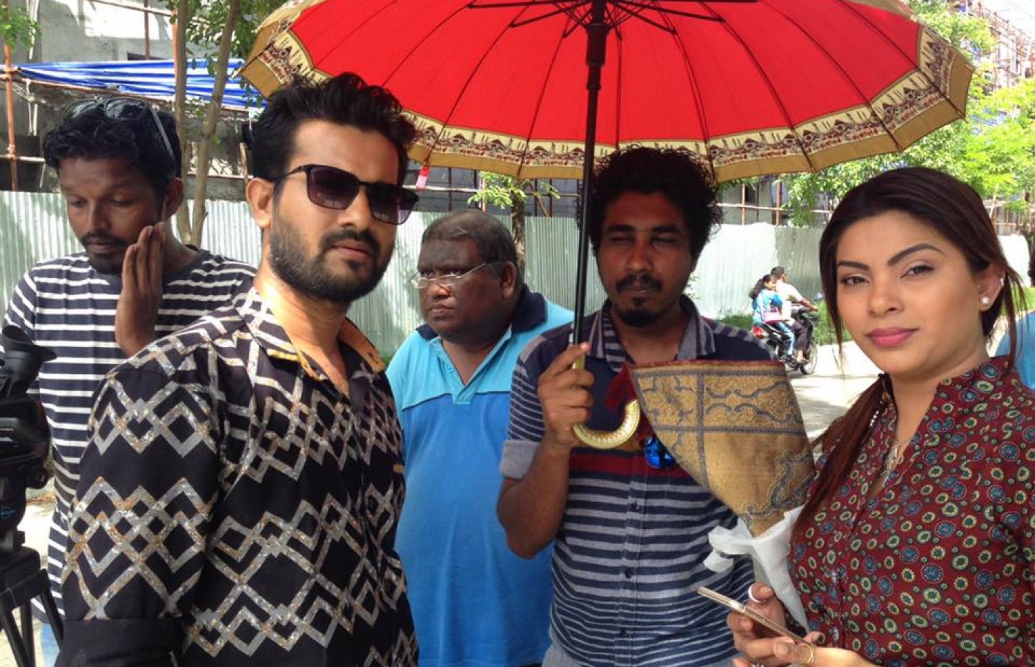 ދިވެހި ފިލްމް "ދޭތީ އަނިޔާ" ގެ ޝޫޓިން ތެރެއިން.