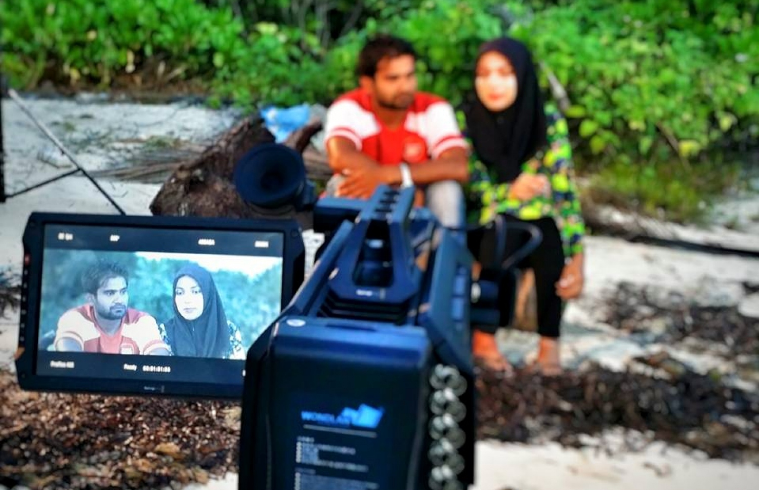 އެމްއެންޑީއެފްގެ ފިލްމް "ހާދަރު" ގެ ޝޫޓިންގެ ތެރެއިން.