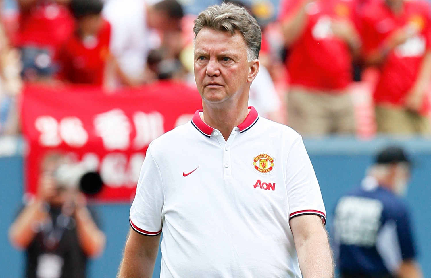 ޔުނައިޓެޑްގެ ކޯޗު ލުއީ ވެން ހާލް.-- ފޮޓޯ: އޭއެފްޕީ