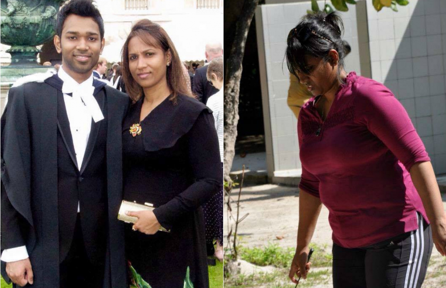 މަންދީ ހިކުމުގެ ކުރިން (ކ) އަދި ދަރިފުޅުގެ ގްރެޖުއޭޝަނުގައި: މަދު ދުވަސްކޮޅެއްގެ ތެރޭގައި އޭނާގެ ހަށިގަނޑަށް ބޮޑެތި ބަދަލުތަކެއް ވަނީ ގެނެސްފައި