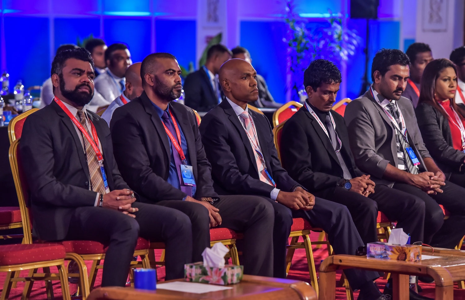 މާލެ: 31 މޭ 2016، އެފްއޭއެމްގެ އިންތިހާބީ ކޮންގްރެސް ތެރެއިން. މި އިންތިހާބު ކާމިޔާބުކޮށް ރައީސަކަށް ހޮވުނީ އަހުމަދު ތޯރިގް (ޓޮމް).-- ފޮޓޯ:ނިޝާން އަލީ/މިހާރު