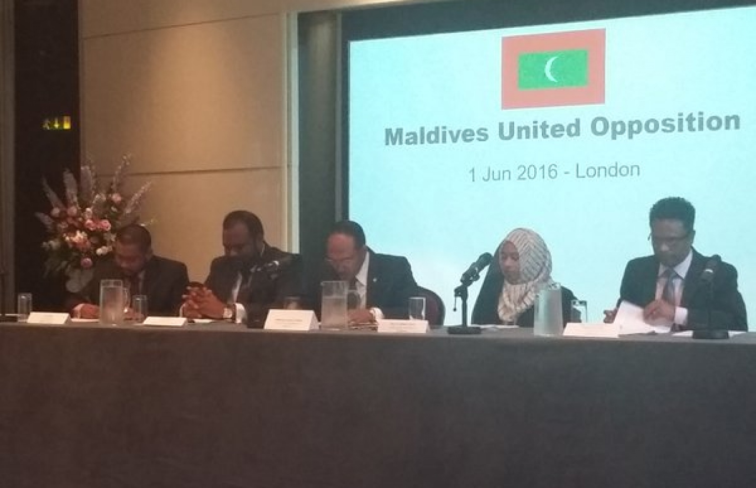 ޔާމީނާ ދެކޮޅަށް ހެދި އިއްތިހާދުގެ ލީޑަރެއްގެ ގޮތުން ޖަމީލް ވާހަކަފުޅު ދައްކަވަނީ.