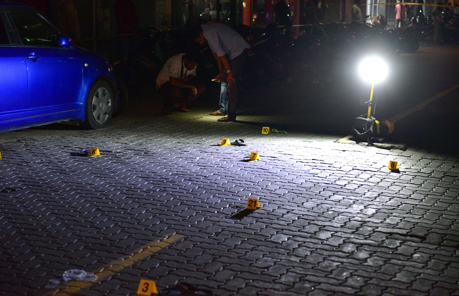 މީހަކު މަރާލި ސަރަހައްދެއްގައި ފުލުހުން ހަރަކާތްތެރިވަނީ --- ފޮޓޯ/މިހާރު