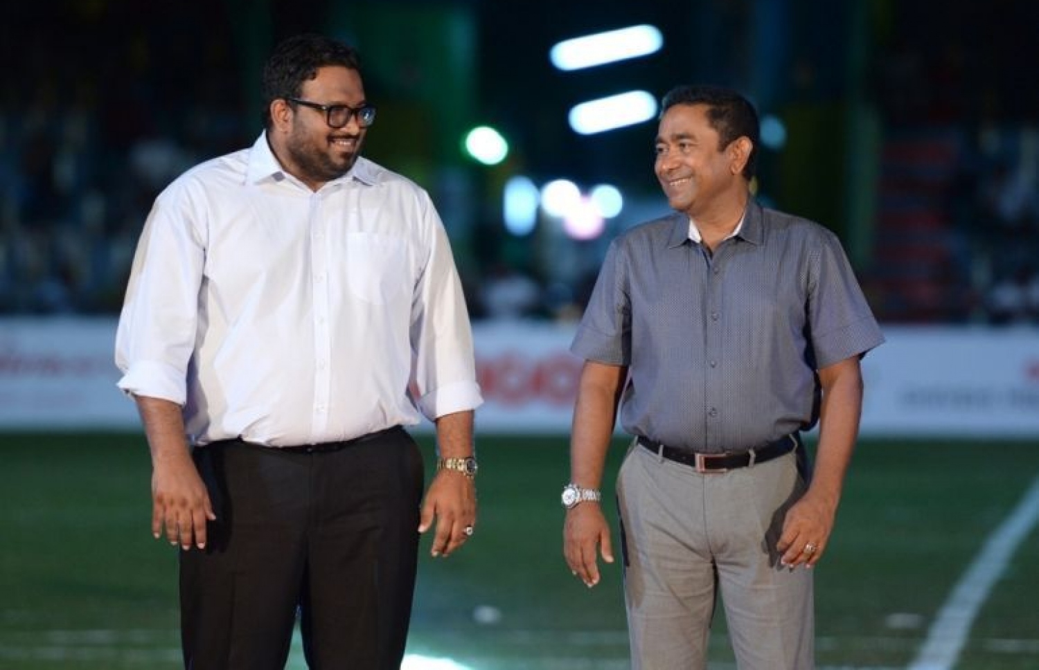 ރައީސް ޔާމީން އާއި ނައިބު ރައީސް އަދީބު -- ފޮޓޯ: ވީނިއުސް